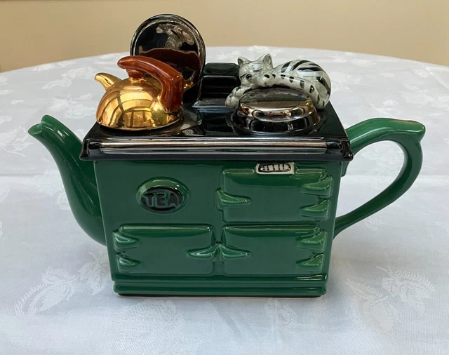VTG EARLY PAUL Cardew "Aga Cooker" Teapot Swineside Ceramics Made In