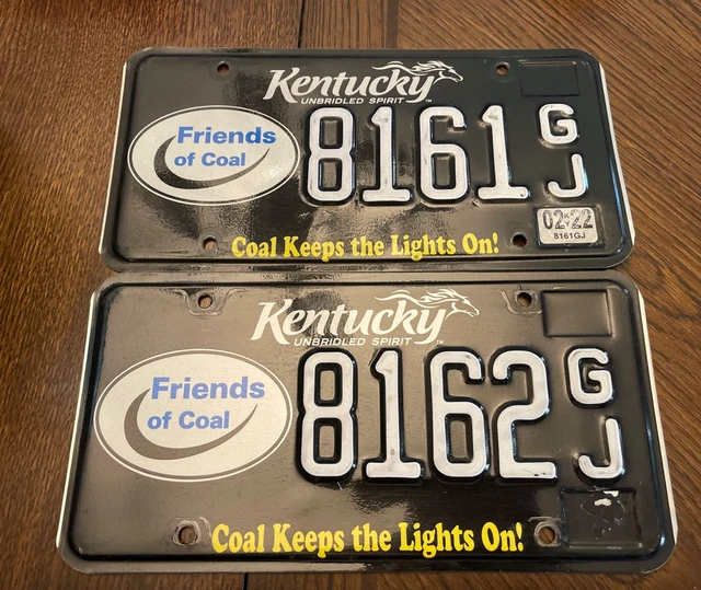 US Kentucky, License Plates, Automobilia, Transportation