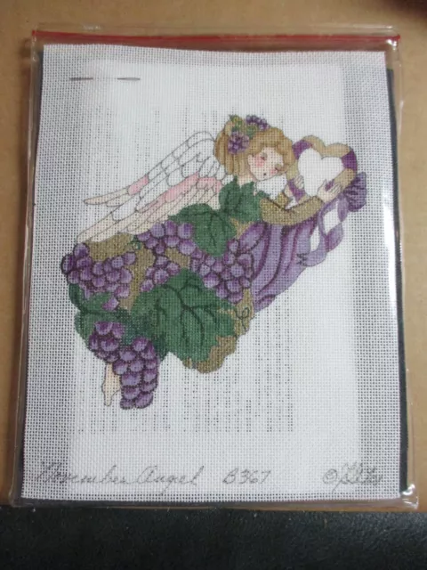 Joan Thomasson Stitchin' Stuff November Angel Ornament Needlepoint Kit