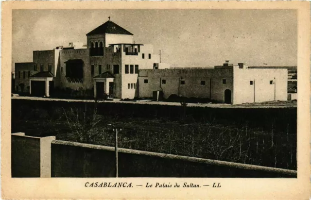 CPA AK CASABLANCA Le Palais du Sultan MAROC (824612)