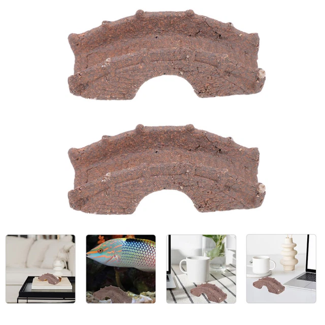2 pz decorazione ponte ad arco vintage acquario giardino in pietra light marrone ufficio