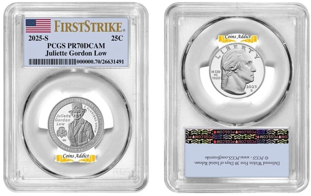 PRESALE 2025 S Clad Quarter 25C Juliette Gordon Low NGC PF69 Ultra - Juliette Gordon Low Quarter Release Date