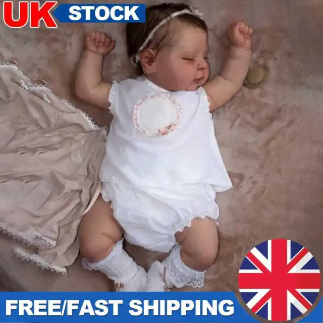 20in Real Life Baby Dolls Toys Realistic Reborn Girl Doll Visible Veins for Kids