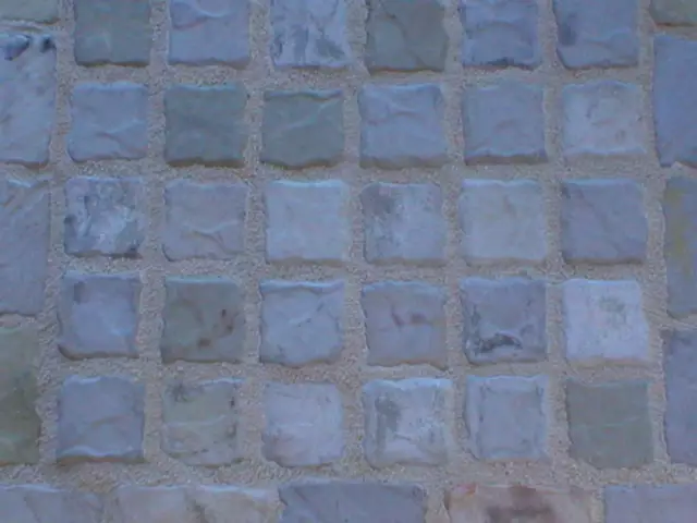 24 Cobble stone patio paver molds make 4x4 floor & wall stones US Made Ship Free