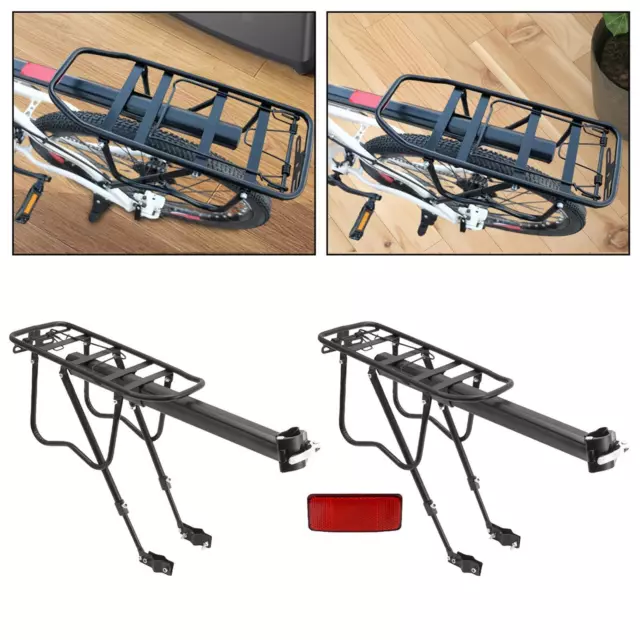 Bike Rear Rack Heavy Duty Luggage Carrier Rack Bracket Cycling Equipment Easy to