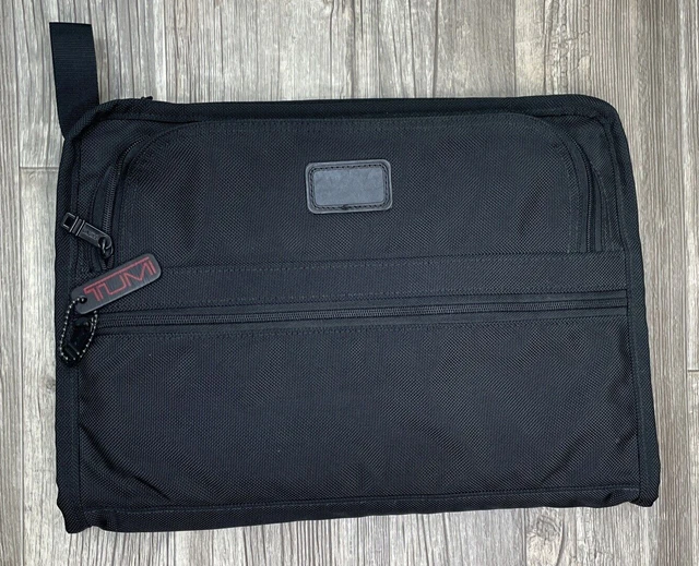 Tumi Alpha Ballistic Nylon Slim Laptop Bag Black Removable Sleeve