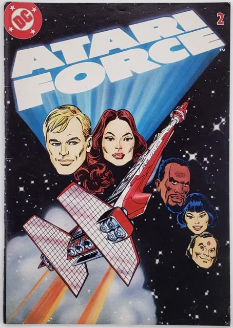 ATARI FORCE #2 mini-comic book DC Comic 1982 Video Game Supplement