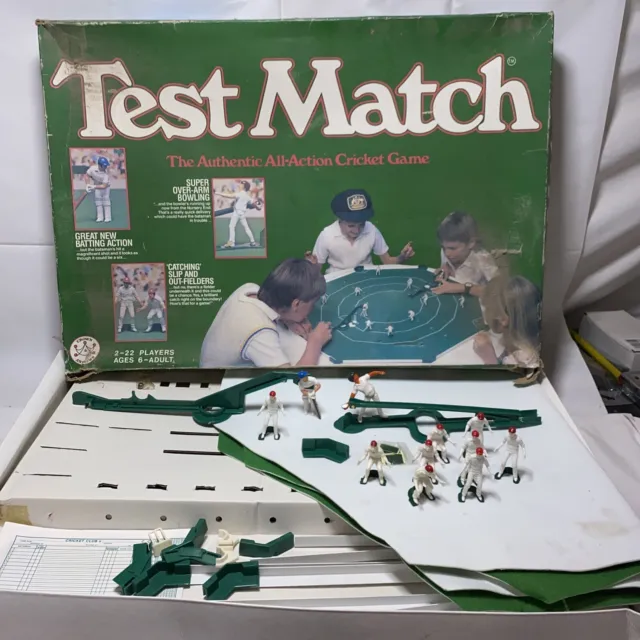 Vintage TEST MATCH Table Top Game - Crown & Andrews 1977 Edition RARE VGC