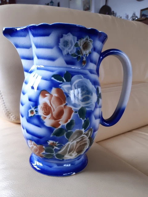 Ensemble porcelaine bleu et blanc Japon 2 tasses plus pot à gingembre - Arts de la table