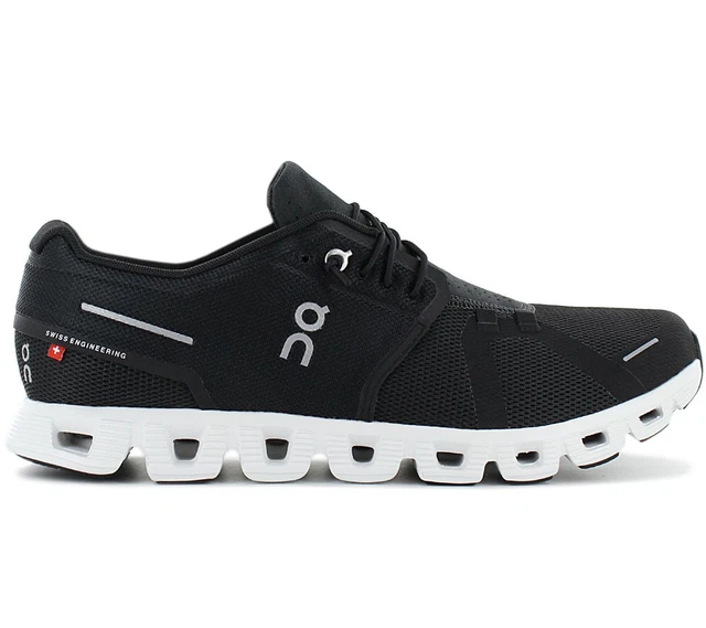ON Running Cloud 5 Herren Sneaker Schwarz 59.98919 Trainings Schuhe Laufschuhe