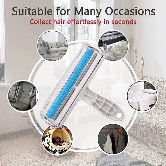 Pet  Dog Cat Hair Lint Remover Hair Roller Cleaning Brush Sofa Clothes Reusable 3