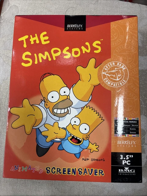 BERKELEY SYSTEMS THE Simpsons PC Animated Screensaver £18.00 - PicClick UK