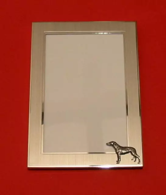 Greyhound Dog Motif 6 x 4 Photo Picture Frame Gift Mum Dad Vet Kennels NEW