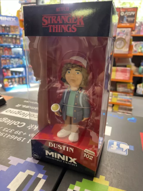Minix Stranger Things Collectible Figurine Dustin n.102 TV PVC Figure 
