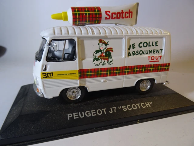 Miniature Norev 1/43 - Fourgon Peugeot J7 Courchevel - Occasion Bon état