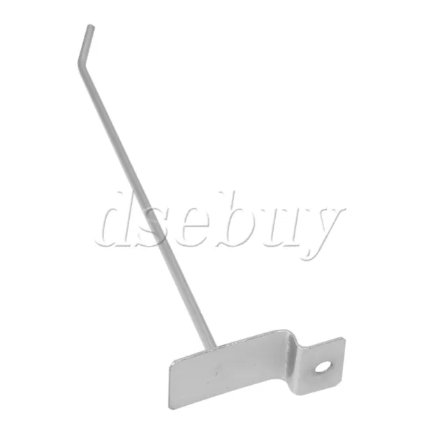 750x Slatwall Single Hook Pin Arm Shop Display Fitting Prong Hanger 15cm Length