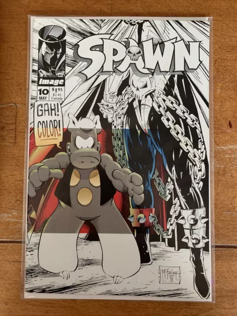 Spawn #10 (May 1993, Image) Cerebus Superman Cameo