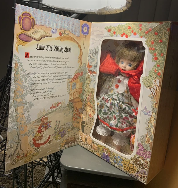 Vintage Knickerbocker Story Book Doll Marie Osmond Little Red Riding Hood In Box