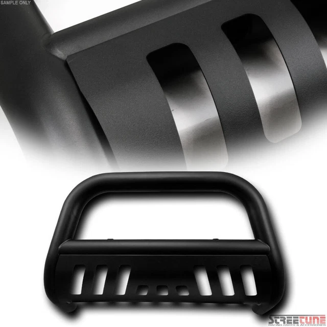 For 04-21 22 Ford F150 Matte Black Heavyduty Bull Bar Push Bumper Grille Guard