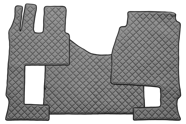 Tapis De Tunnel En Simili Cuir Brun Pour Mercedes Actros MP4 Et MP5 - Cabine Large, Automatique, étage élevé
