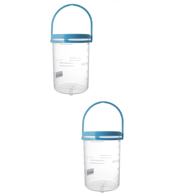 2 piezas 1200 ml barril intestinal de enema doméstico dispositivo de defecación intestinal