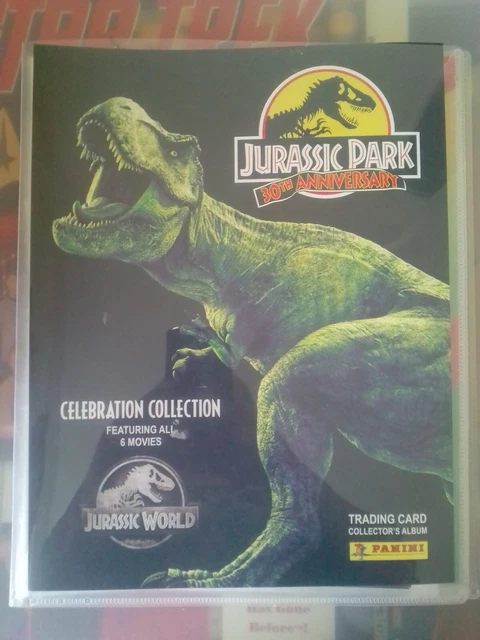 JURASSIC PARK 30TH Anniversary Complete 195 Card Set In Official Binder ...