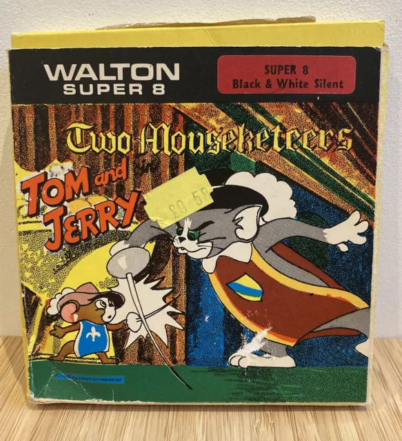 Walton Super 8 Tom & Jerry Two Mouseketeers Vintage Film Black And White