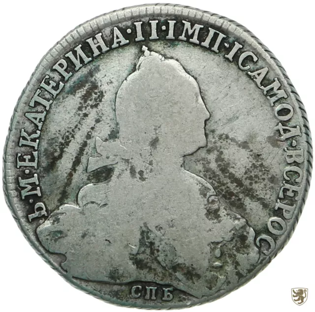 RUSSLAND, Katharina II., 1 Rubel, 1773, schön