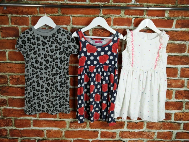 Girls Bundle Age 4-5 Years Next M&S Young Dimensions Dress Jumper Flowers 110Cm