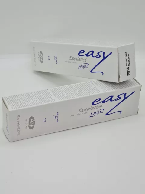 Lisap Easy Escalation Haar Farbe Creme Coloration Permanent ohne Ammoniak 60ml