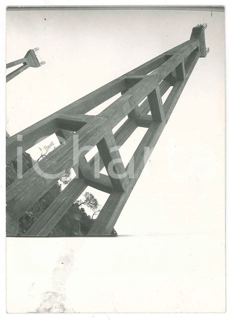 1965 ca SARDEGNA GALLURA - Ponte Canale 2 - Cantiere - Fotografia 10x15 cm