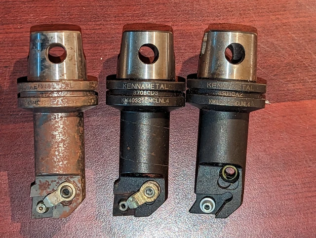 (3) Kennametal Tool Holders KM 40S 1501CA2 8708CD3
