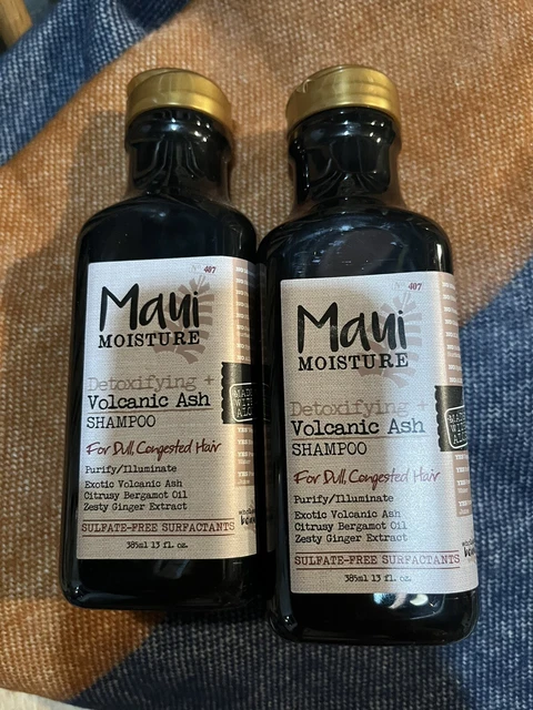 Champú desintoxicante de ceniza volcánica Maui para cabello opaco y congestionado X2
