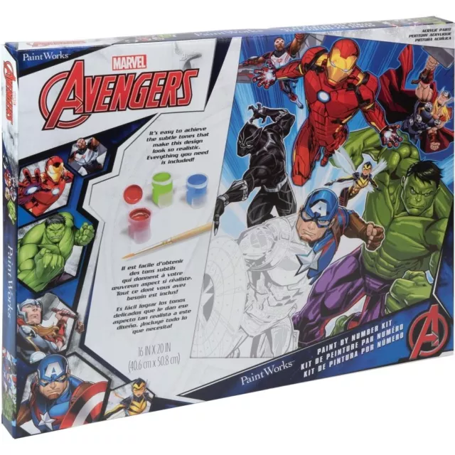 Paint Works Malen nach Zahlen Kit 16""x20"" Avengers 91830