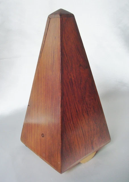TRES ANCIEN METRONOME MAELZEL PAQUET FRANCE  en NOYER 1815-1846 9