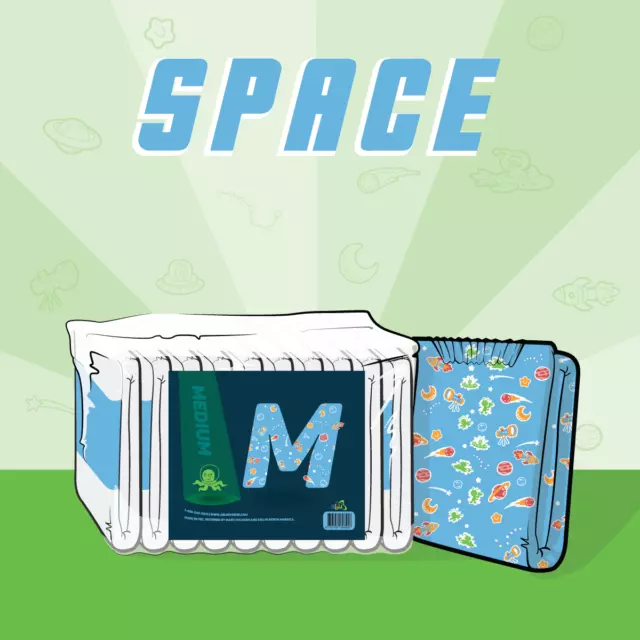 ABUniverse ABU Space Diapers - Pack of 10