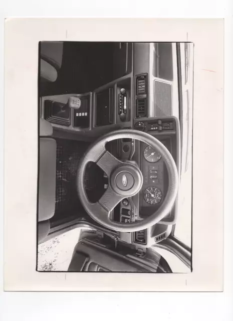 Ford XR3 Interior 1981 Press Photo