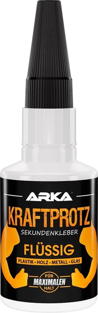 Colla Istantanea ARKA Per Plastica - 50g, Extra Forte, Trasparente, Super Colla - Foto 11