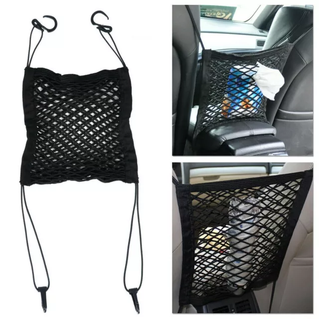 Voiture Universel Coffre Rangement Filet Sac Cargo Élastique Siège Maille