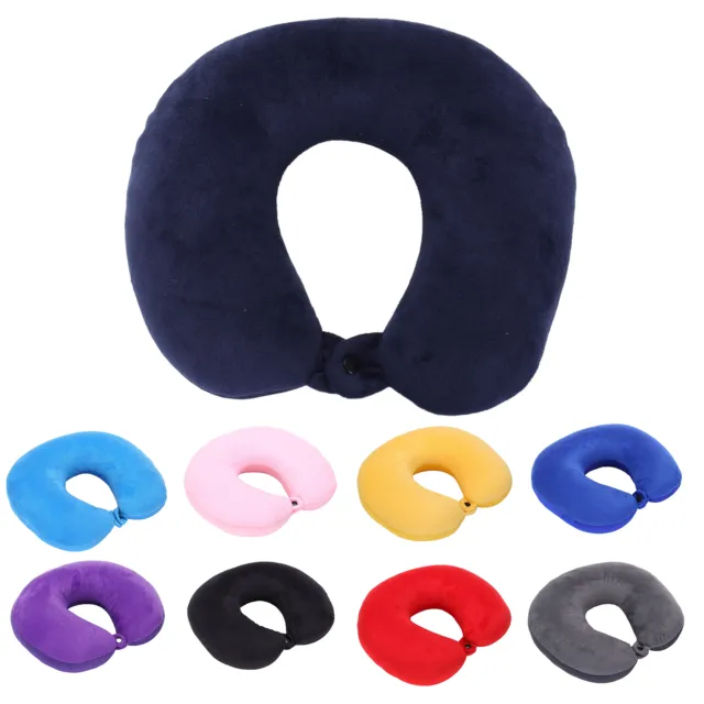 Memory Foam Travel Neck Pillow Support Cushion Extra Soft Head Rest Cars & Plane