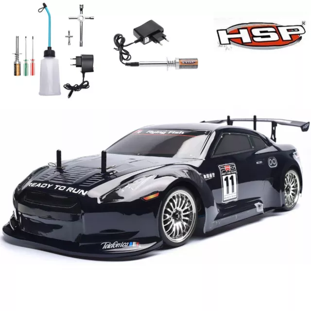 HSP RC Car 4wd 1:10 RTR On Road Nitro Gas Touring Racing Two Speed Drift Igniter