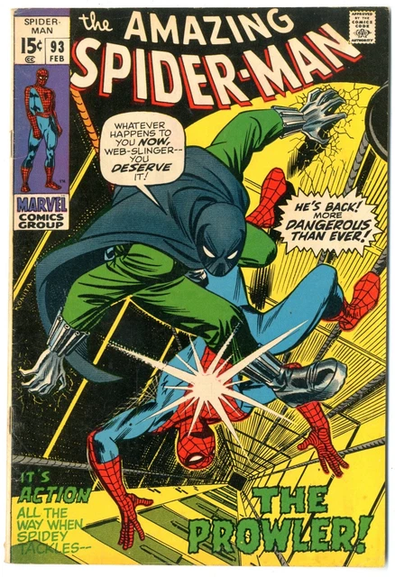 Amazing Spider-Man  # 93      FINE VERY FINE     February 1971     See photos