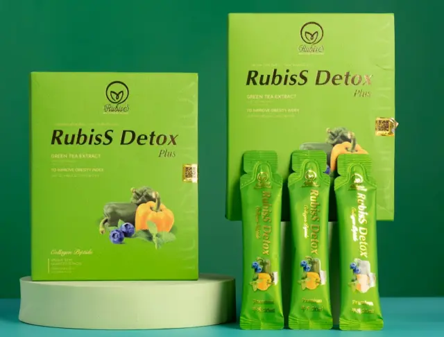 2 Boîtes x Giam canette Rubiss Detox Plus – Perte de poids