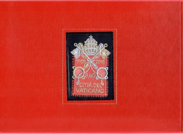 2019 Vatikan - Briefmarke + Stoffumschlag - Die Briefmarke GIBT ES NUR IM ORDNER