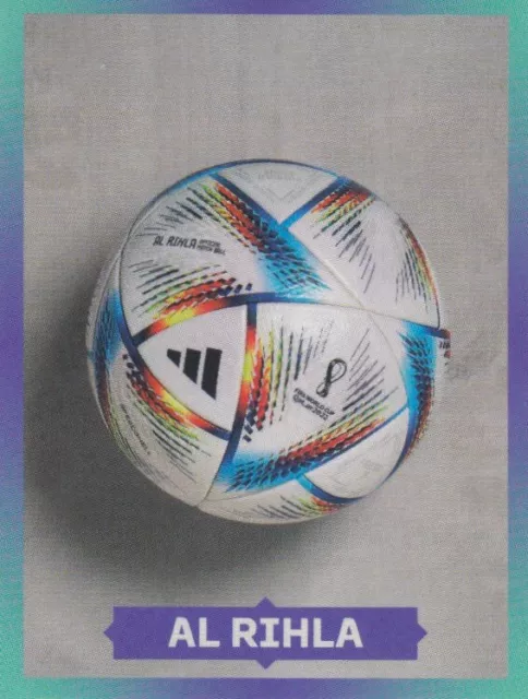 Panini Sticker Fußball WM 2022 FWC 18: Al Rihla Spielball Bild NEUWARE Qatar
