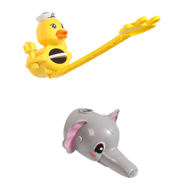 Extensor de grifo adorable portátil encantador para niños extensor de pico de agua sin olor