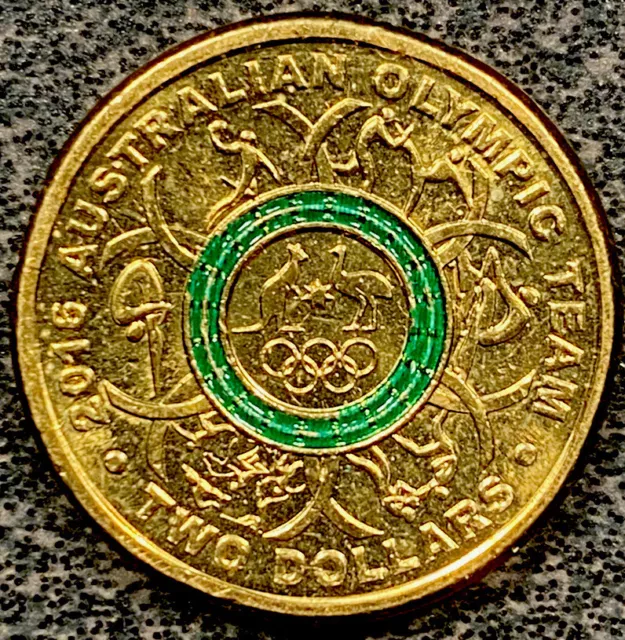 💫Rare Green 2016 $2 dollar Australian Coin - Limited Edition Collection ✨🇦🇺