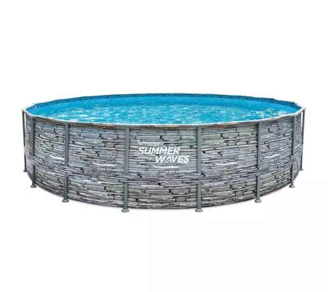 Frame Pool Set | Summer Waves 549x132 cm | Familienpool Swimmingpool Gartenpool