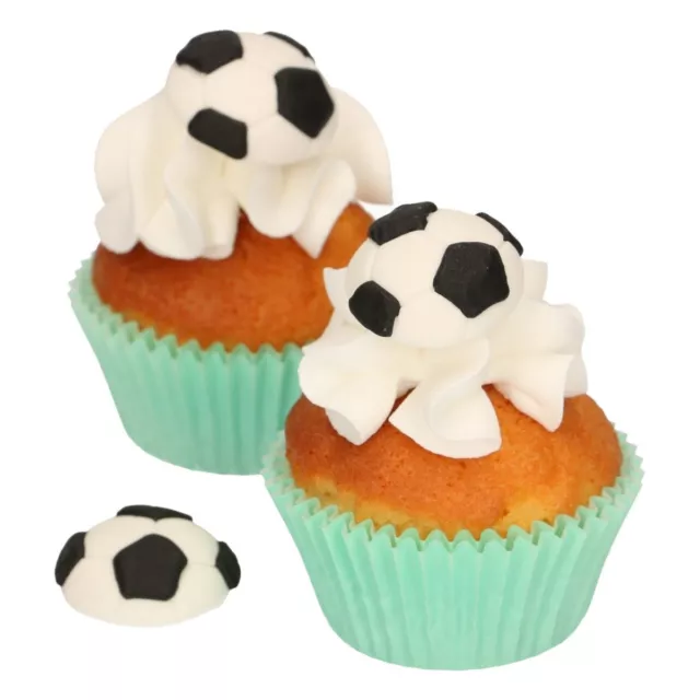 Palloni da Calcio / Pallone Calcio in zucchero per torte decori per dolci 3