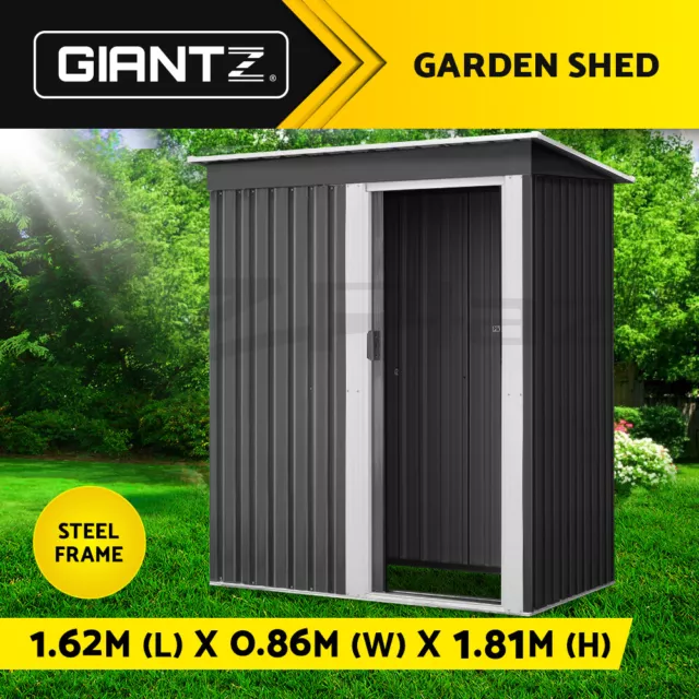 Giantz Garden Shed Sheds Outdoor Storage 1.62x0.86M Tool Workshop House Shelter